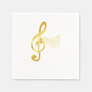 Serviette En Papier Choir Conducteur Clef Notes Choral Music Chorus Gi
