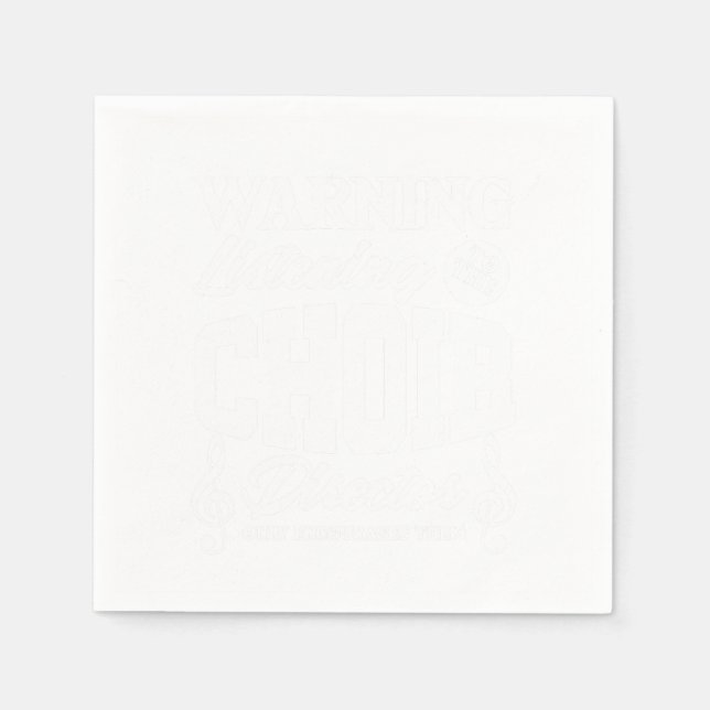 Serviette En Papier Chorale Chorus Choral Music Singer Cadeau (Devant)