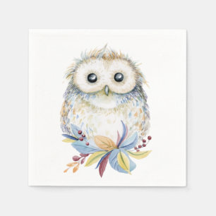 Serviette En Papier Chouette