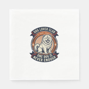 Serviette En Papier Chow Chow Chemise pour Chien Un Chien n'est Jamais