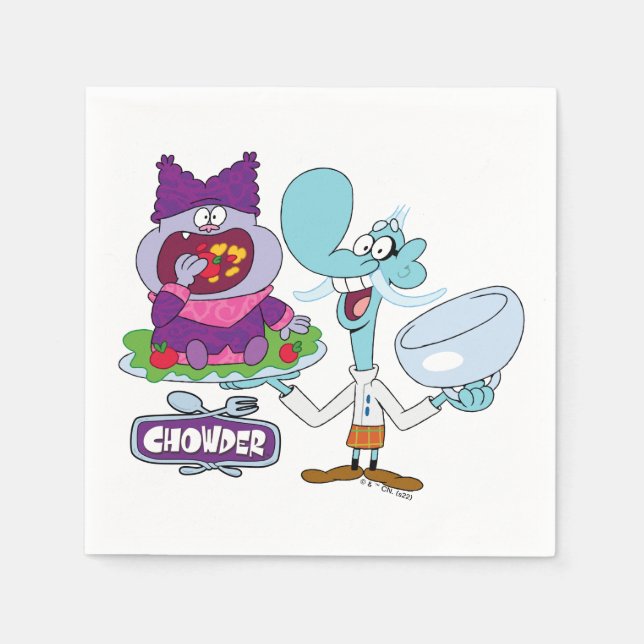 Serviette En Papier Chowder et Mung Daal (Devant)