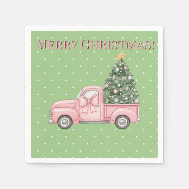 Serviette En Papier Christmas (Devant)