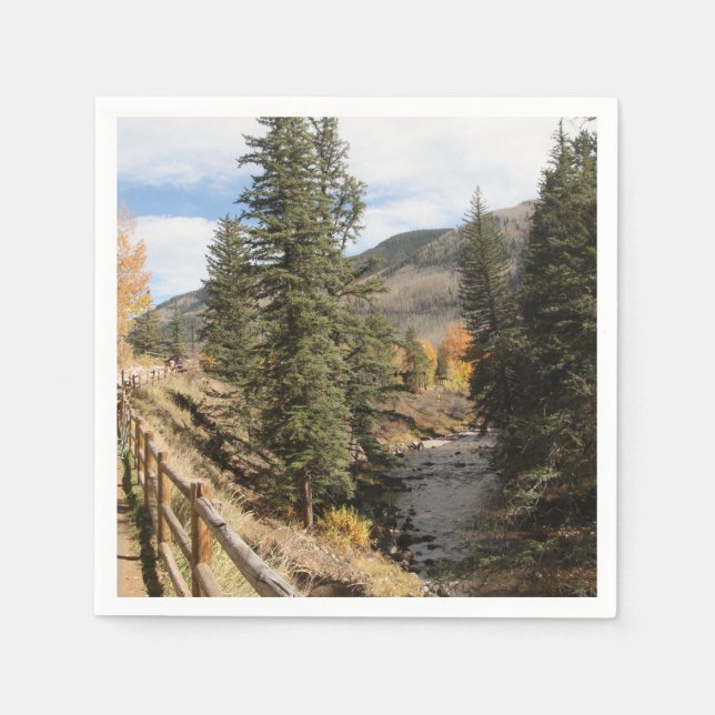 Serviette En Papier Chute à Aspen (Devant)