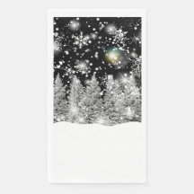 Chute de neige au solstice d'hiver