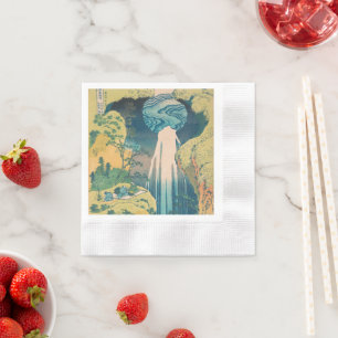 Serviette En Papier Chutes d'Amida d'Hokusai Japon Cascade 