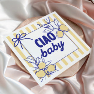 Serviette En Papier CIAO BABY Lemon Méditerranée Amalfi