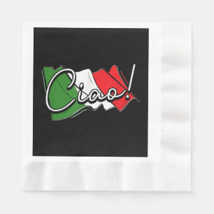 Serviette En Papier Ciao! - Italien et Européen Venise Scooter et La
