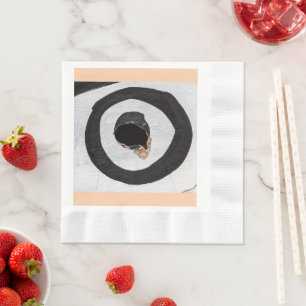 Serviette En Papier cible déchirures