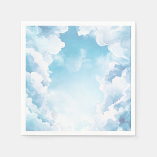 Serviette En Papier Ciel envoyé Baby shower Ciel Bleu Nuages