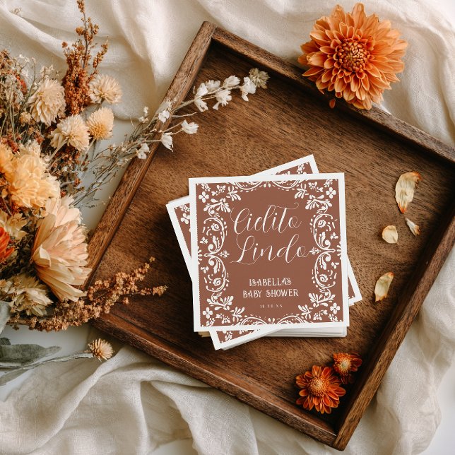 Serviette En Papier Cielito Lindo Mexicain Papier Picado Talavera (Créateur téléchargé)