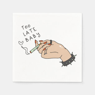 Serviette En Papier Cigarette à la main anti-Valentin