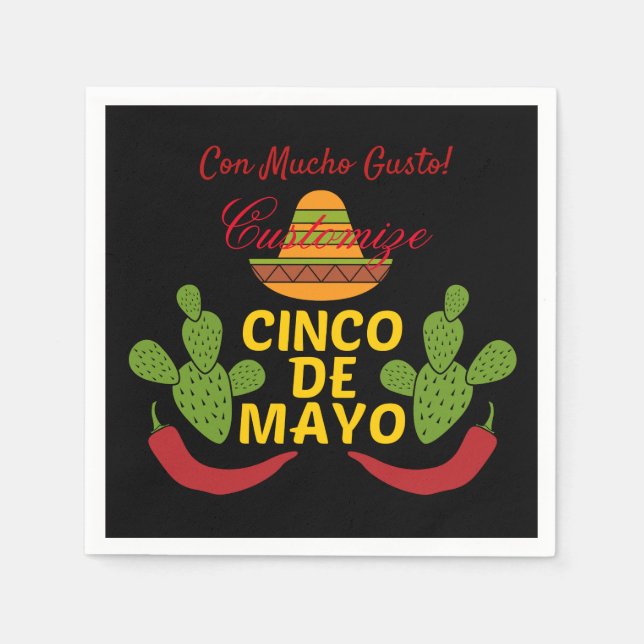 Serviette En Papier Cinco de Mayo Thunder_Cove (Devant)