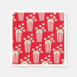 Serviette En Papier Cinéma Popcorn Party Anniversaire Napkins