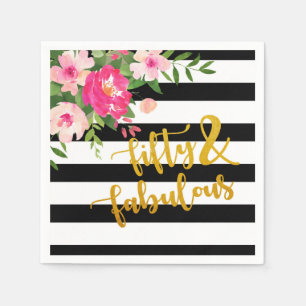 Serviette En Papier Cinquante et fabuleuse serviette - Grandes bandes