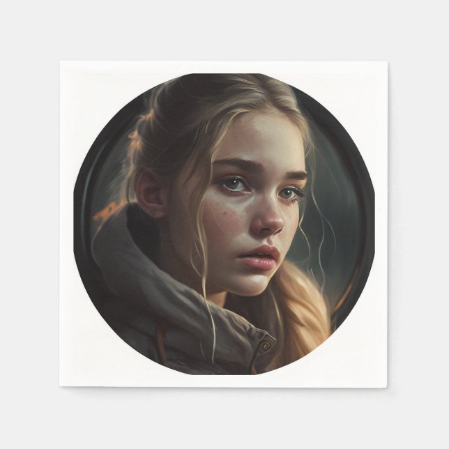 Serviette En Papier Circle (Devant)