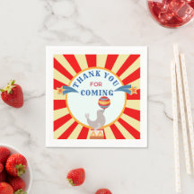 Circus Act Merci Party Napkins