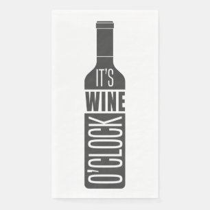 Serviette En Papier Citation de vin