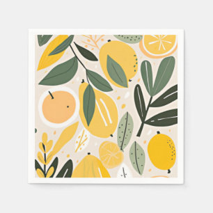 Serviette En Papier Citron