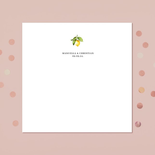 Serviette En Papier Citron jaune (Créateur téléchargé)