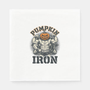 Serviette En Papier Citrouille Fer Vintage Bodybuilding Design Hallowe
