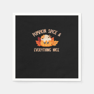 Serviette En Papier Citrouille Spice Everything Nice Classic Quote mèm