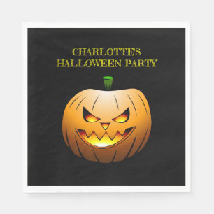 Serviette En Papier Citrouilles d'Halloween
