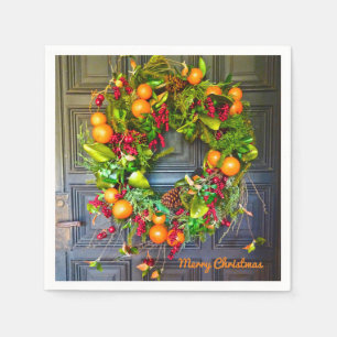 Serviette En Papier Citrus Gîtes À Thème Wreath Bok Gardens Floride