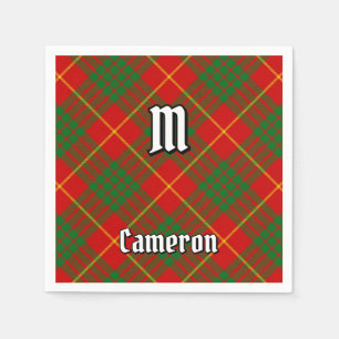 Serviette En Papier Clan Cameron Tartan