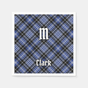 Serviette En Papier Clan Clark Tartan