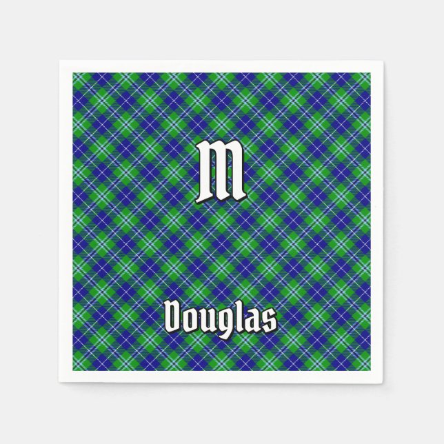 Serviette En Papier Clan Douglas Tartan (Devant)