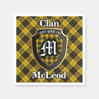 Clan écossais McLeod Tartan Napkin
