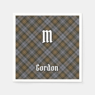 Serviette En Papier Clan Gordon Napkins Tartan Patiné