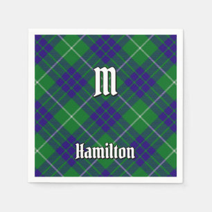 Serviette En Papier Clan Hamilton Chasse Tartan Napkins