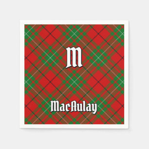 Serviette En Papier Clan MacAulay Tartan Napkins
