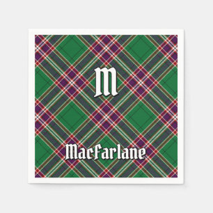 Serviette En Papier Clan MacFarlane Chasse moderne Tartan