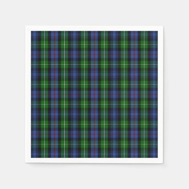 Serviette En Papier Clan MacKenzie Tartan (Devant)