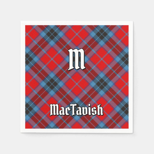 Serviette En Papier Clan MacTavish Tartan (Devant)
