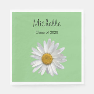 Serviette En Papier Classe de 2023 Daisy Green Graduation Party