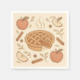 Serviette En Papier Classic American apple pie 2026 art