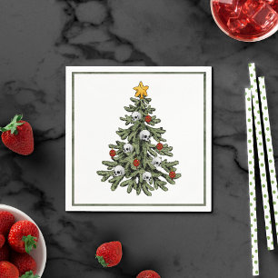 Serviette En Papier Classic Merry Christmas   Rich Festive Crimson Red