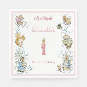 Serviette En Papier Classic Peter le lapin Beatrix Potter Anniversaire