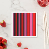 Classique design à rayures verticales rouge noir e
