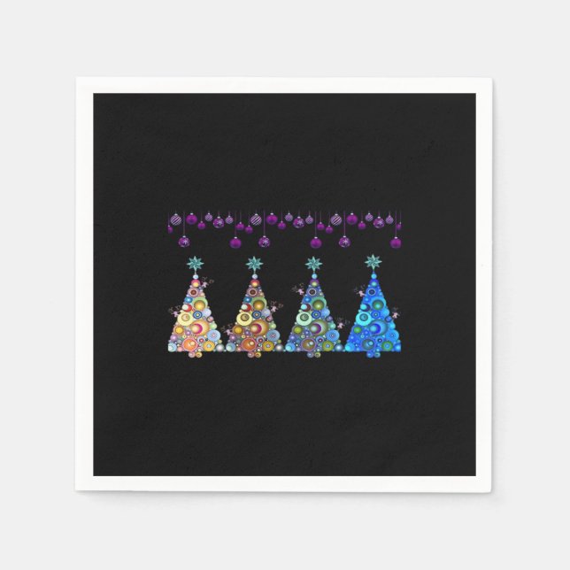 Serviette En Papier Classique Peekaboo Reindeer (Devant)