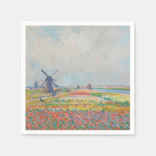 Serviette En Papier Claude Monet - Champs de tulipe près de La Haye