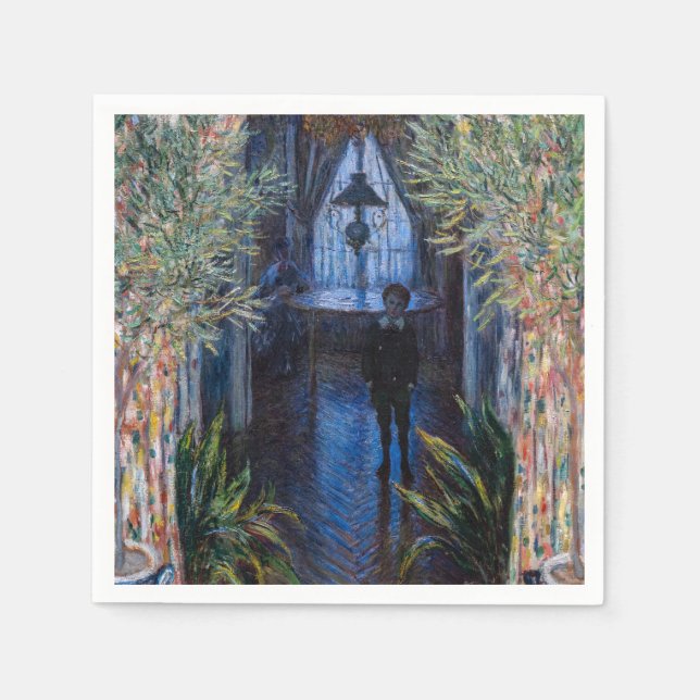 Serviette En Papier Claude Monet - Coin de l'appartement (Devant)