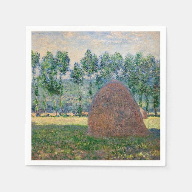 Serviette En Papier Claude Monet - Les magasins d'usine près de Givern (Devant)