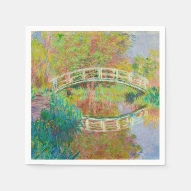 Serviette En Papier Claude Monet - Pont Japonais, Giverny (Devant)