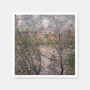 Serviette En Papier Claude Monet - Printemps à travers les branches