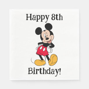 Serviette En Papier Clin d'œil de Mickey Mouse