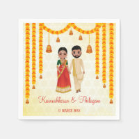 Cloches des guirlandes de Marigold avec le mariage